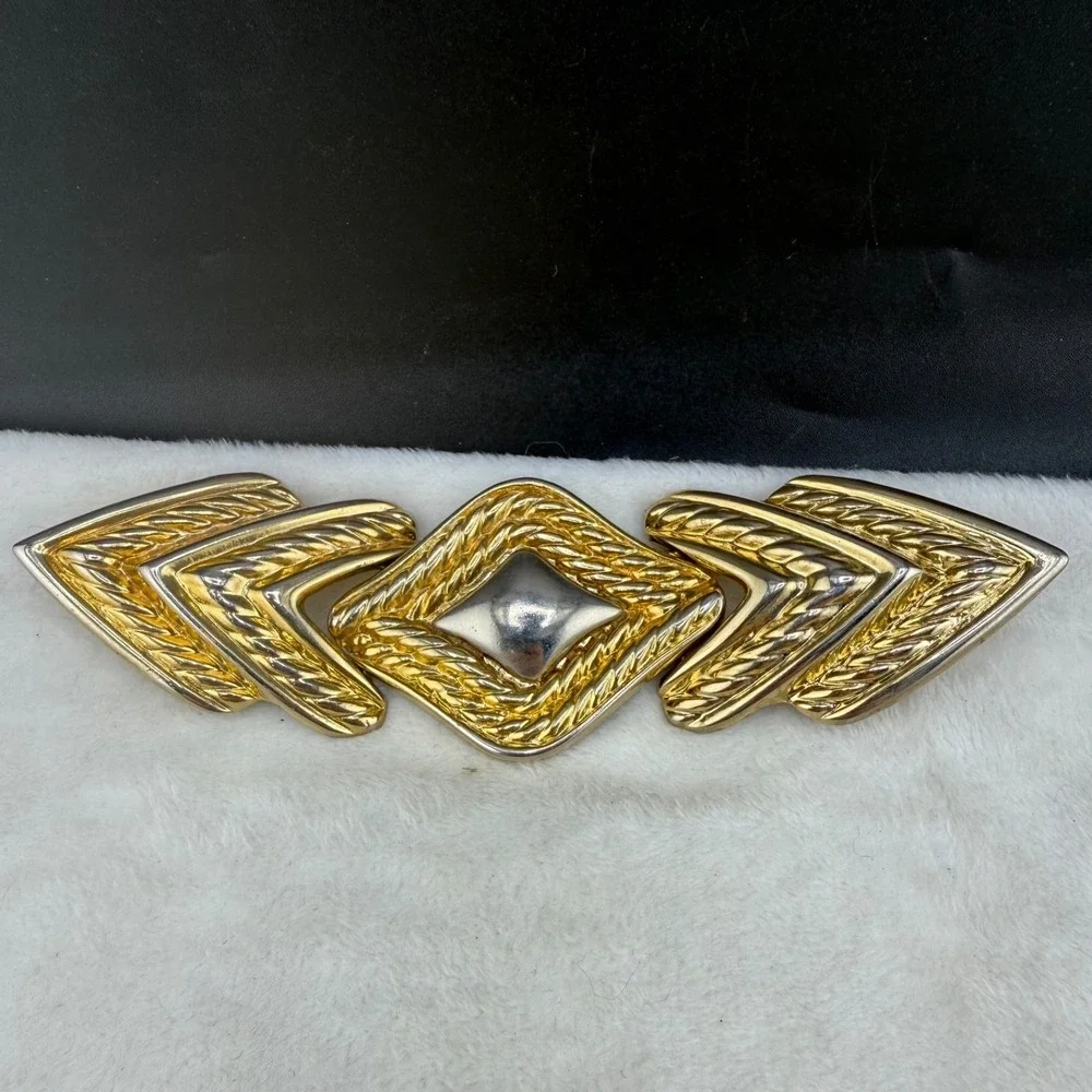 Vintage Revcor Belt Buckle Gold Tone Western